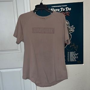 Gymshark XL Logo Block Tee Women’s Pale Pink Short Sleeve